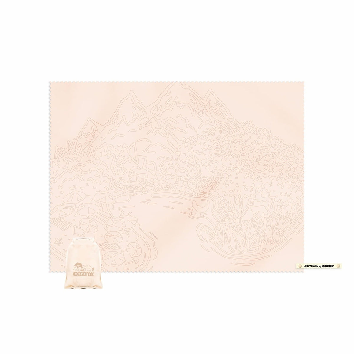 Serviette microfibre compacte - Air Towel™