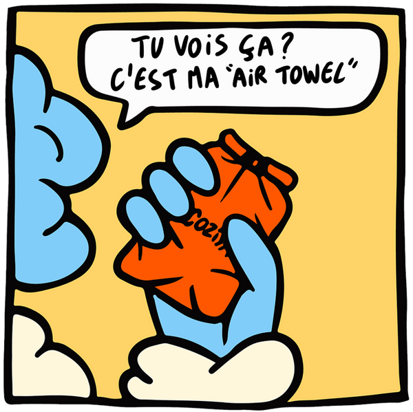 Serviette microfibre compacte - Air Towel™