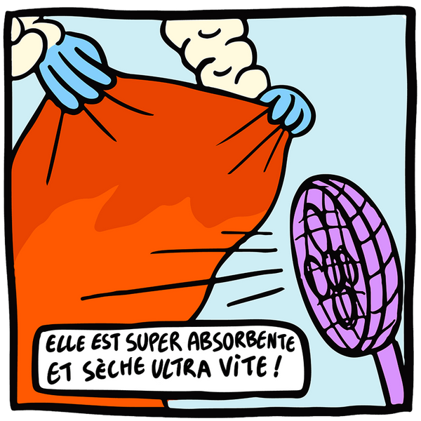 Serviette microfibre compacte - Air Towel™